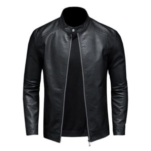 basic leather jacket