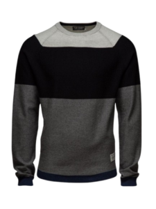 cut & sew sweat shirt