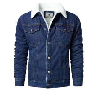 jeans sherpa jaket