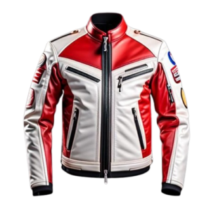 unisex biker leather jacket