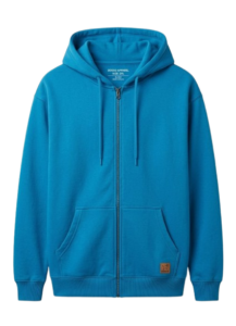 4 star cyan zipper hoodie manufacturer