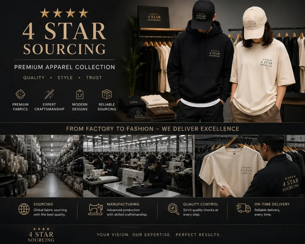 4star custom apparel manufacturer