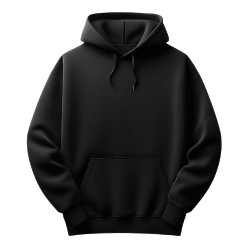 black hoodie