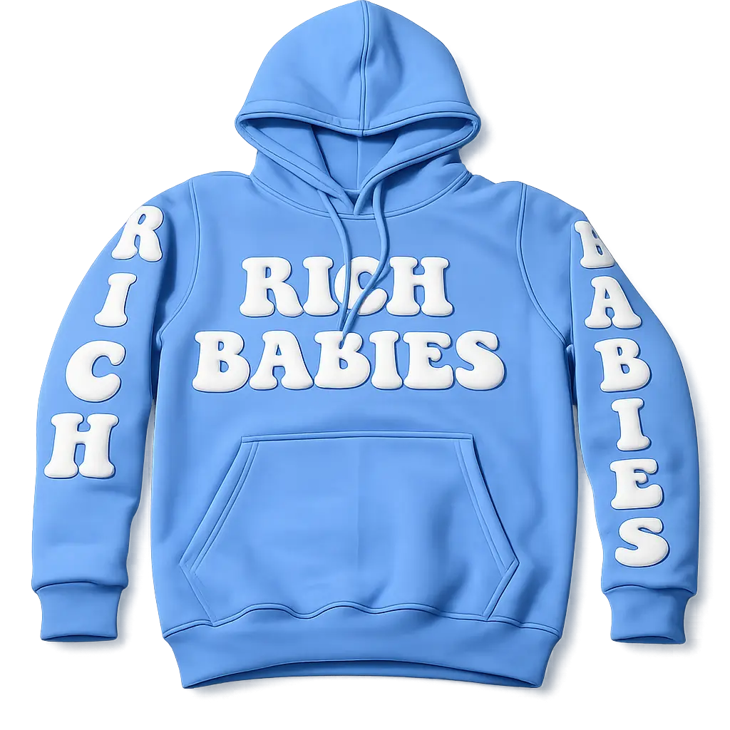 4star puff printing hoodie