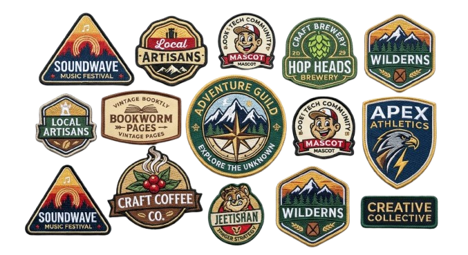 embroidery logo patches